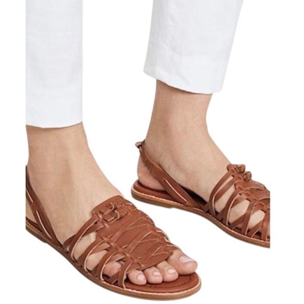 Madewell Brown Leather Strappy Sandals